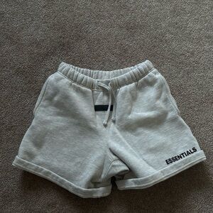 Essentials Light Gray Sweatshorts